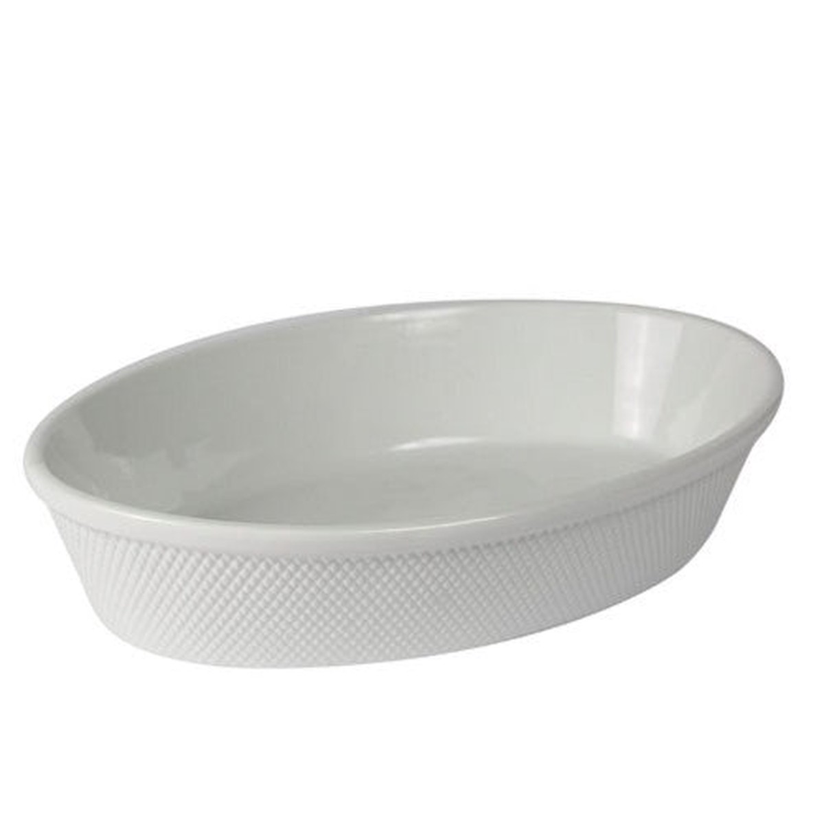 BIA - Oval Baker With Diamond Texture