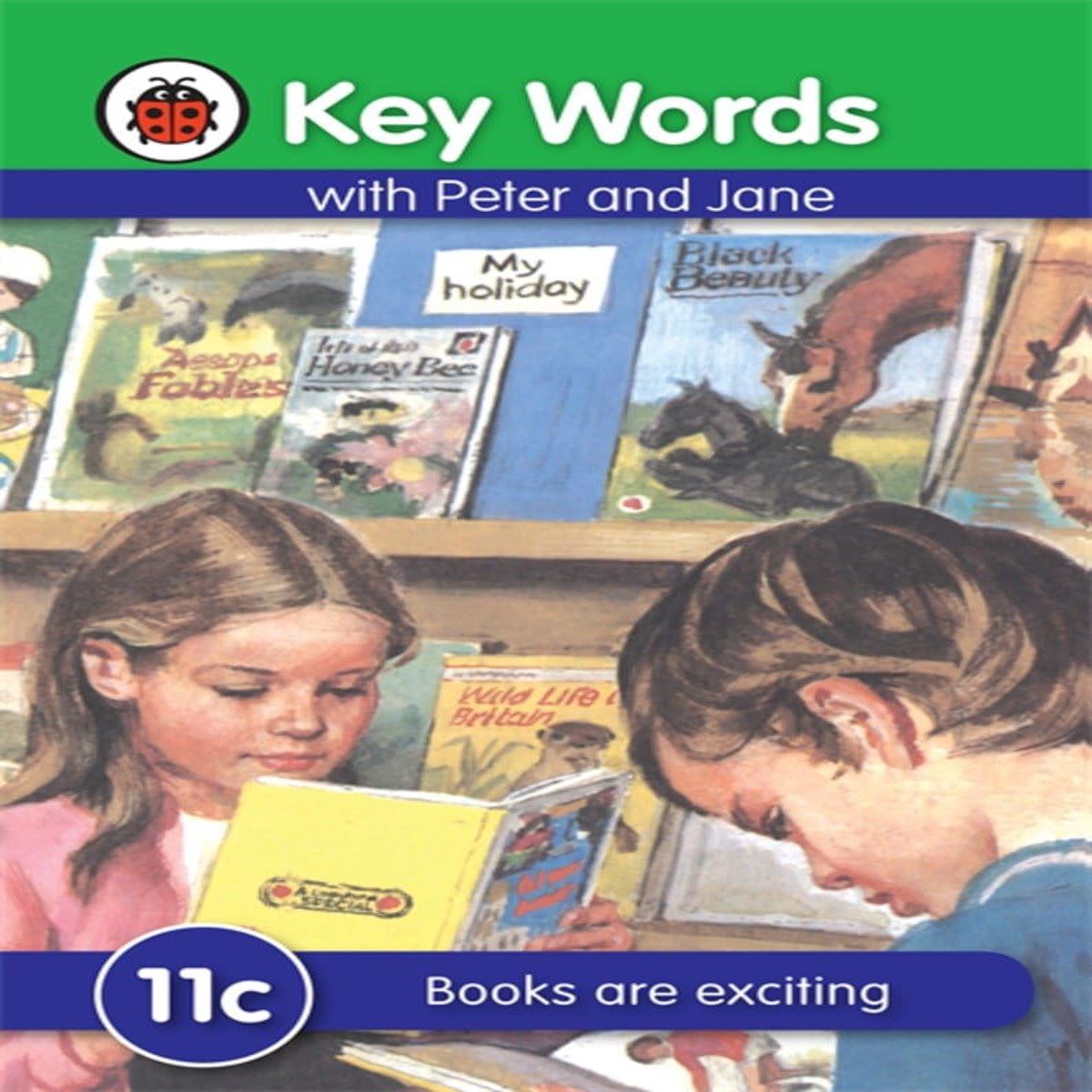 ^Key Words with Peter & Jane- C Series: #11c Books are Exciting