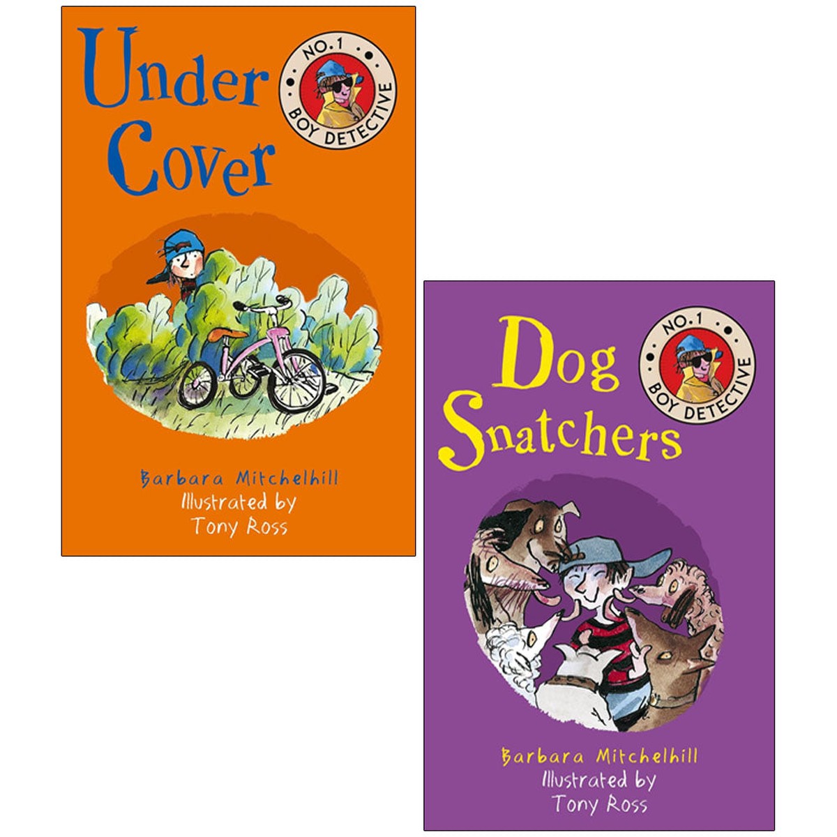 1 Boy Detective by Barbara Mitchelhill 2 Books Collection Set - Fiction - Paperback