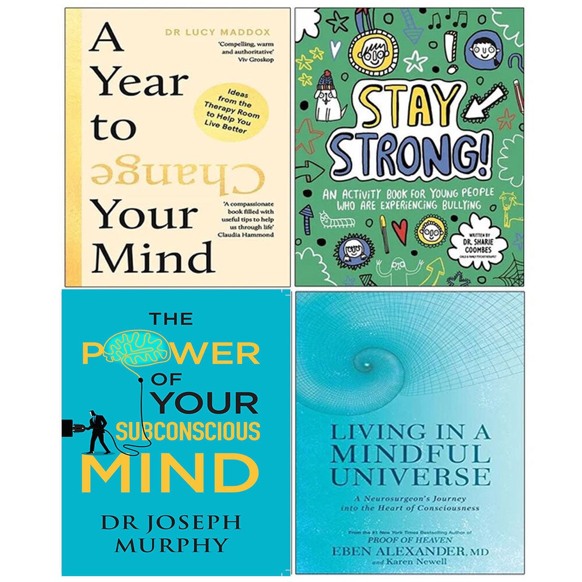 Creative Mind And Success , Year to Change Your Mind, Living in Mindful, Stay Strong 4 Books Set