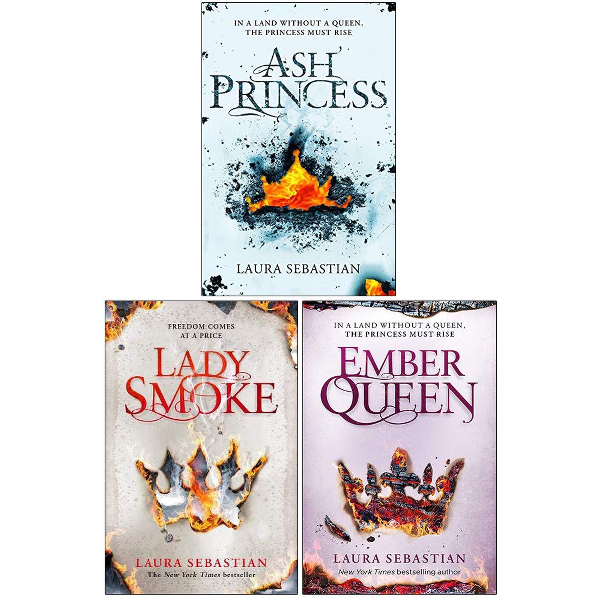 Ash Princess Trilogy 3 Books Collection Set by Laura Sebastian – Fiction – Paperback
